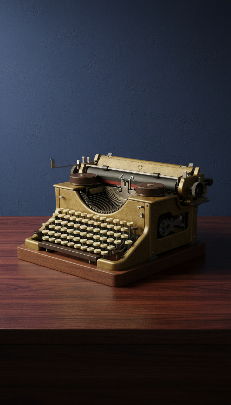 Vintage Typewriter in a new setting