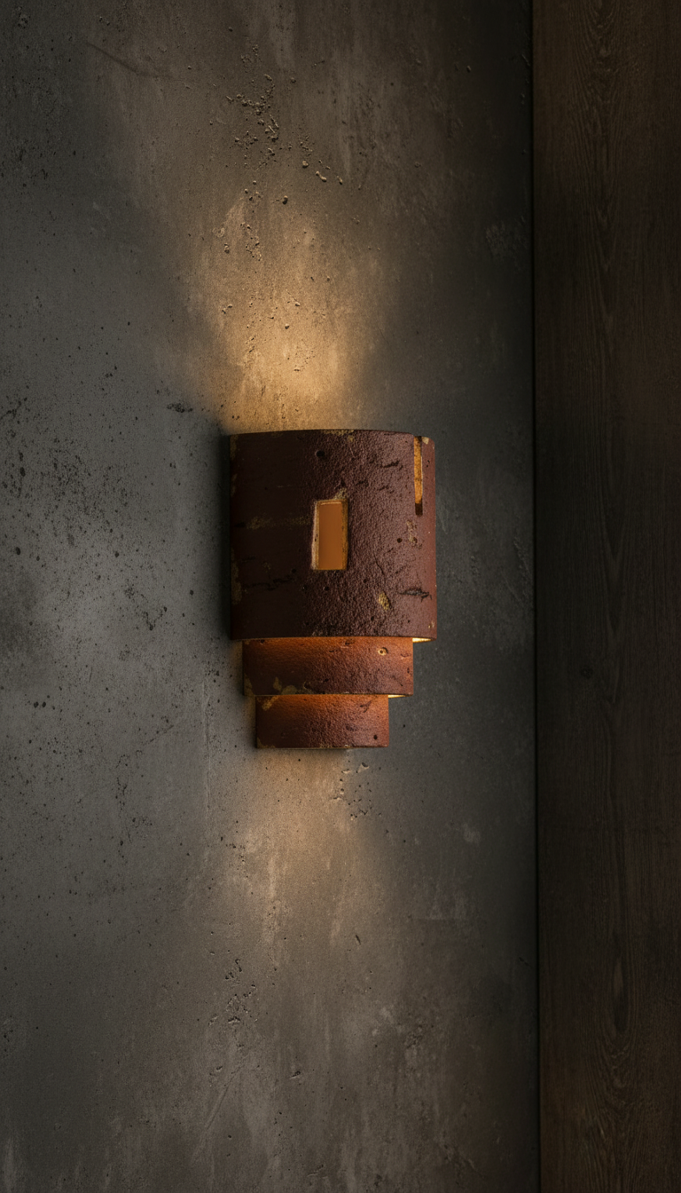 Firebrick Wall Sconce in a new setting