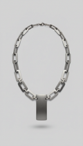 Matte finish necklace, use a 3/4 angle to capture the necklaces with depth and clarity. Choose backgrounds in 'Pure White'...