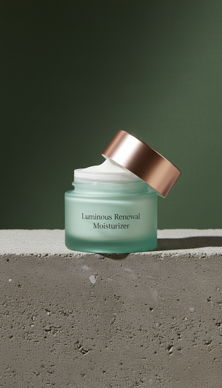 Renewal Moisturizer with Brightening Actives in a new setting