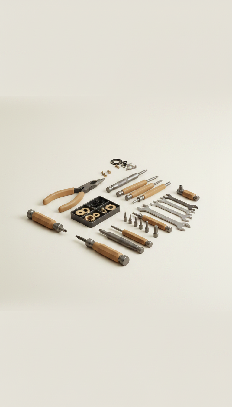 Alternate angle view of Kit d’entretien complet outils et pièces