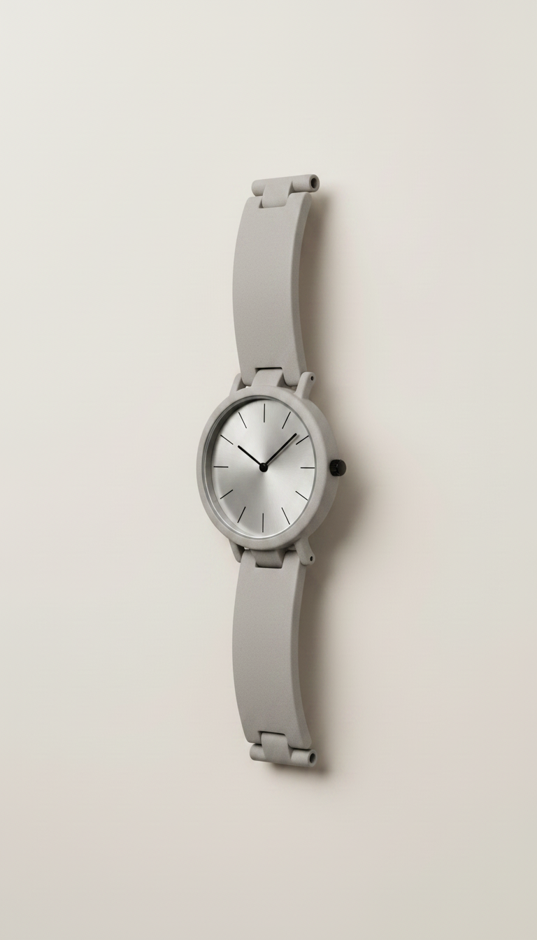 Alternate angle view of Minimalist Ceramic Watch