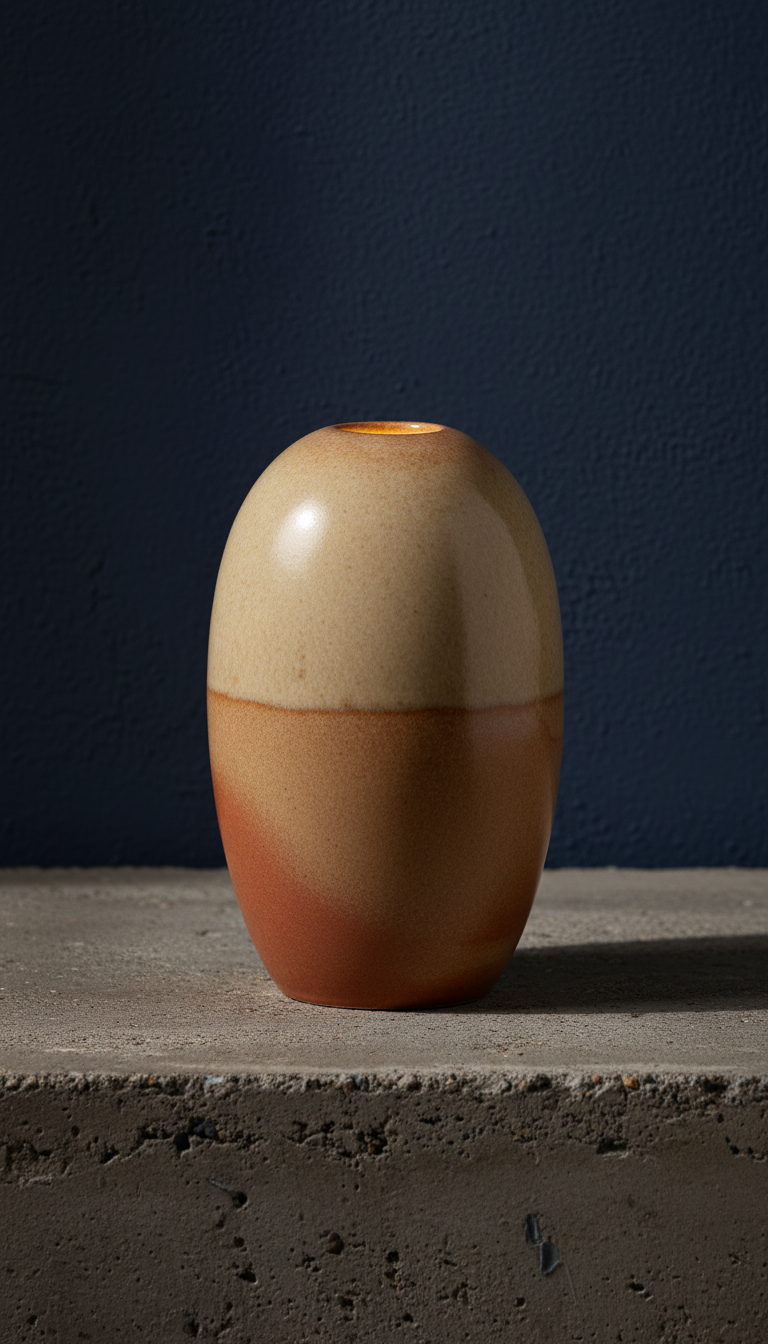 Organic Ceramic Table Lamp in a new setting